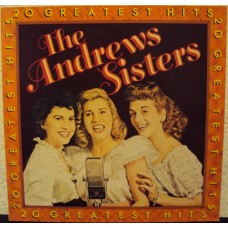 ANDREWS SISTERS - 20 Greatest hits